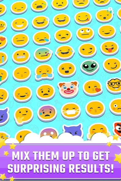 Match The Emoji: Combine All [MOD: безлимитные подсказки и открыты все уровни] Screenshot 3