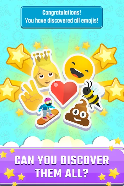 Match The Emoji: Combine All [MOD: безлимитные подсказки и открыты все уровни] Screenshot 4