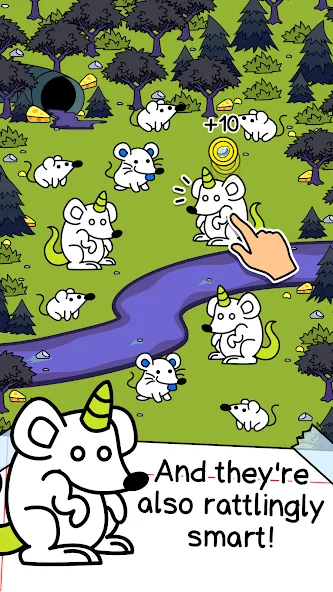 Mouse Evolution: Mutant Rats [MOD: безлимитные деньги и мутация мышей] Screenshot 2