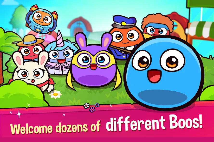 My Boo Town: City Builder Game [MOD: безлимитные деньги и ресурсы] Screenshot 1