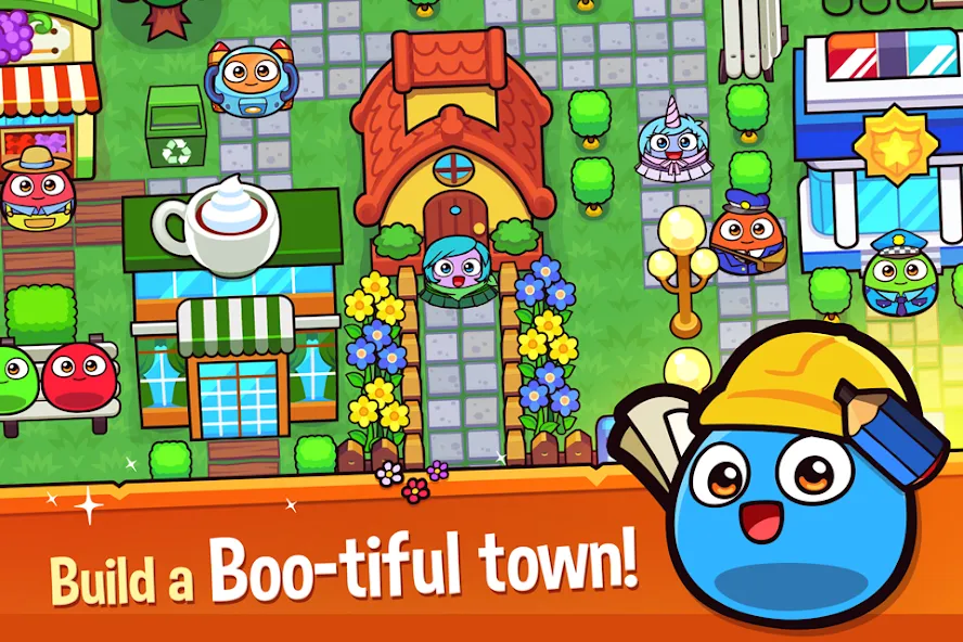 My Boo Town: City Builder Game [MOD: безлимитные деньги и ресурсы] Screenshot 2