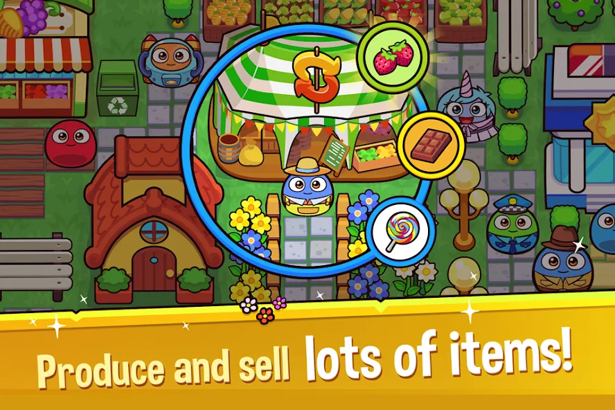 My Boo Town: City Builder Game [MOD: безлимитные деньги и ресурсы] Screenshot 5