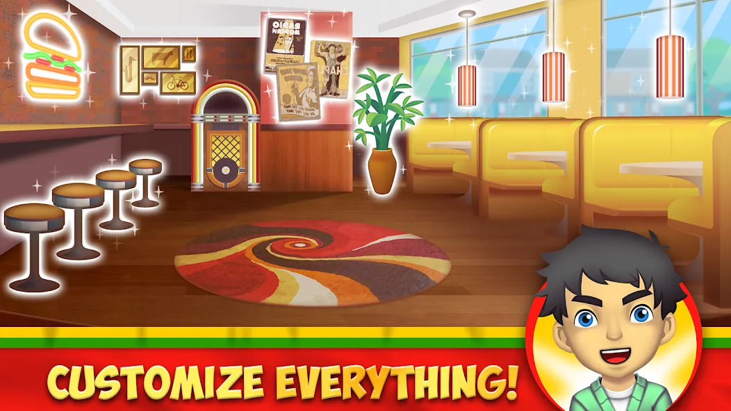 My Burger Shop 2: Food Game [MOD: безлимитные деньги и продукты бесплатно] Screenshot 2