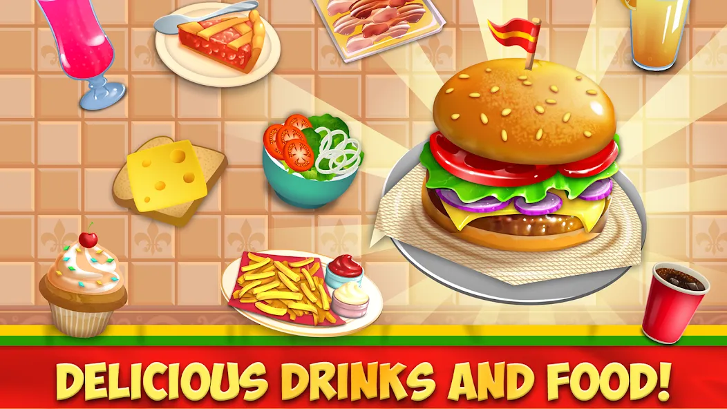 My Burger Shop 2: Food Game [MOD: безлимитные деньги и продукты бесплатно] Screenshot 3