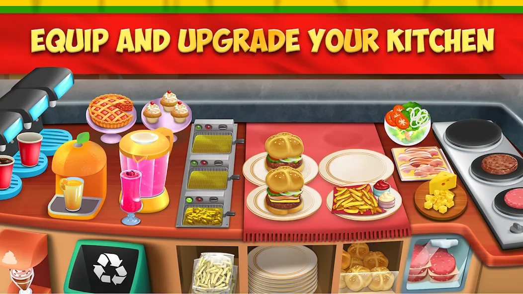 My Burger Shop 2: Food Game [MOD: безлимитные деньги и продукты бесплатно] Screenshot 4