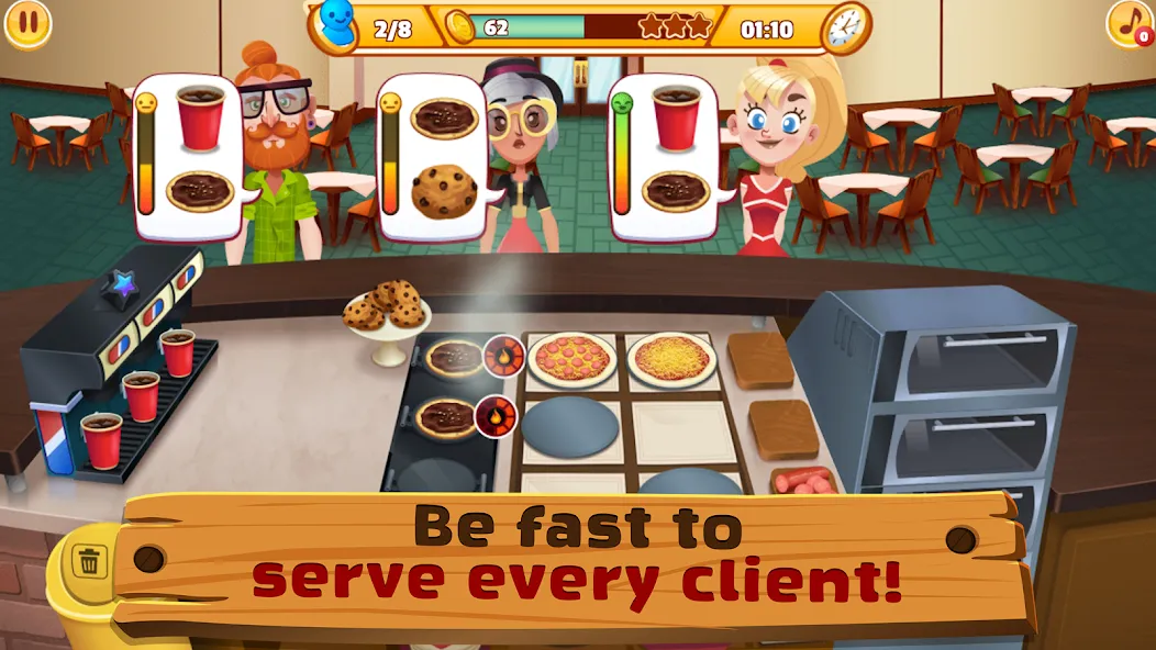 My Pizza Shop 2: Food Games [MOD: безлимитные деньги и ресурсы] Screenshot 5