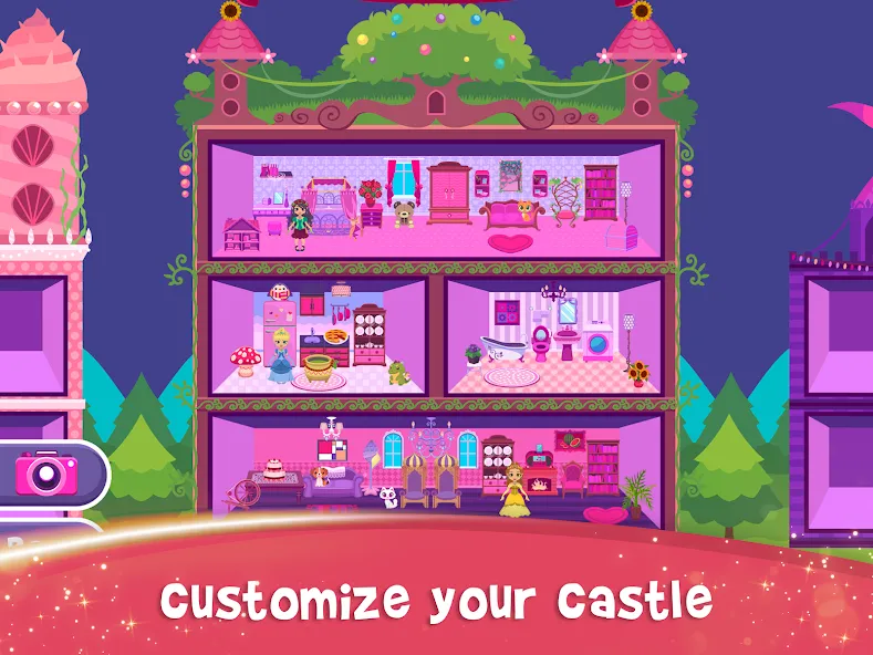 My Princess Castle: Doll Game [MOD: много монет и алмазов] Screenshot 3