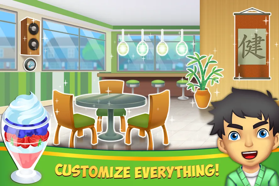 My Salad Bar: Veggie Food Game [MOD: безлимитные монеты и все рецепты] Screenshot 2