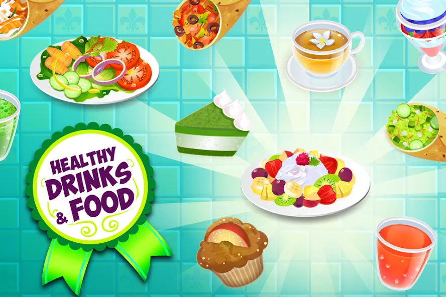 My Salad Bar: Veggie Food Game [MOD: безлимитные монеты и все рецепты] Screenshot 3