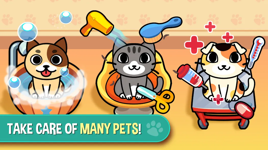 My Virtual Pet Shop: Animals [MOD: безлимитные монеты и все животные] Screenshot 1