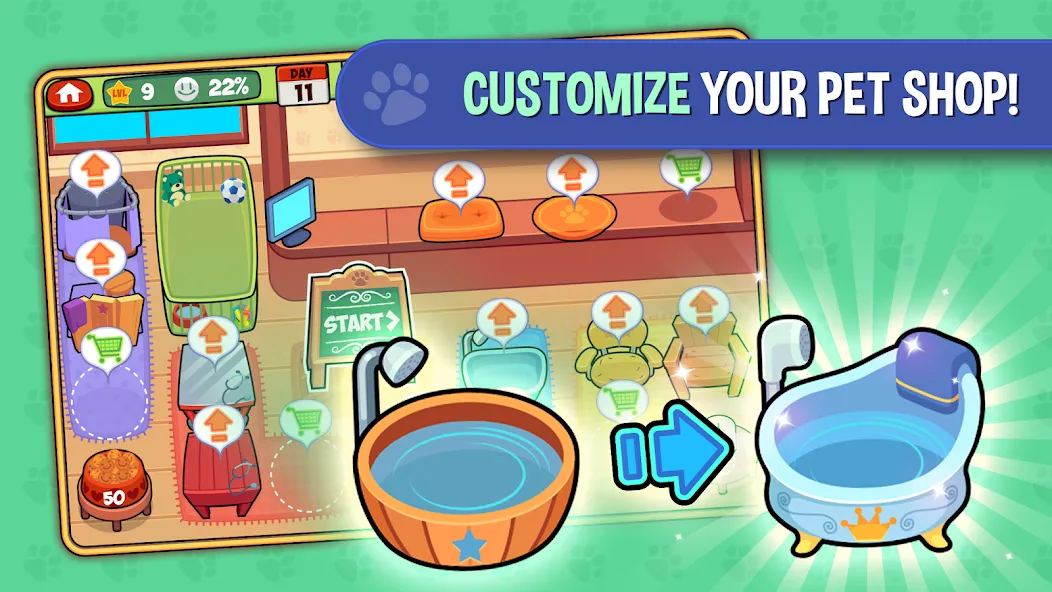 My Virtual Pet Shop: Animals [MOD: безлимитные монеты и все животные] Screenshot 3