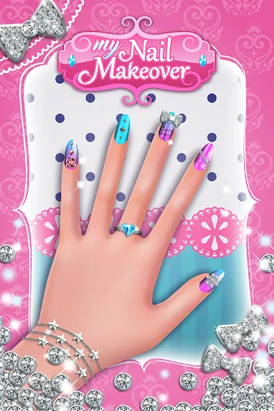 My Nail Makeover: Nail Salon [MOD: безлимитные монеты и все скины открыты] Screenshot 1