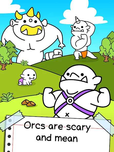 Orc Evolution: Create Monsters [MOD: много денег и ресурсов] Screenshot 5