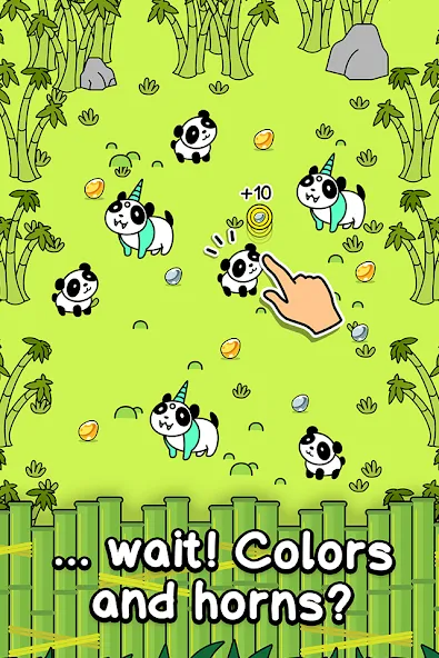 Panda Evolution: Idle Clicker [MOD: много денег и быстрый прогресс] Screenshot 2