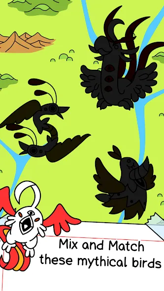 Phoenix Evolution: Idle Merge [MOD: безлимитные ресурсы и ускоренная прокачка] Screenshot 3
