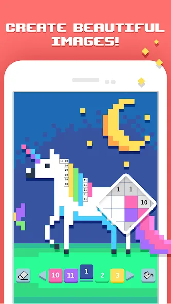 Pixelicious: Color Daily Pixel [MOD: бесконечные краски и все картинки открыты] Screenshot 1