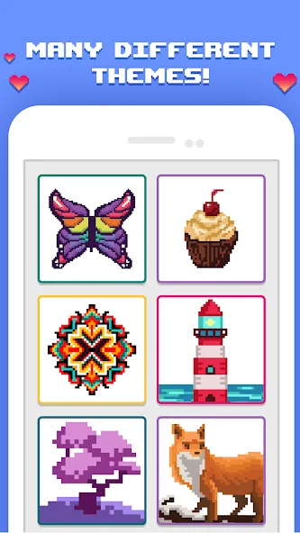Pixelicious: Color Daily Pixel [MOD: бесконечные краски и все картинки открыты] Screenshot 2