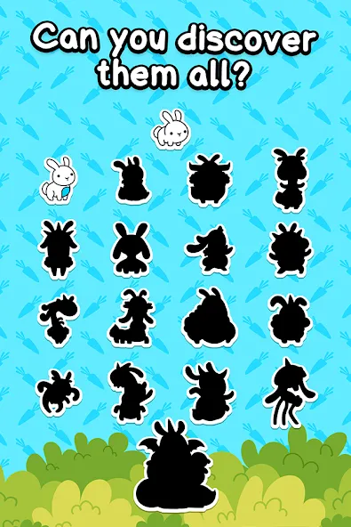 Rabbit Evolution: Merge Bunny [MOD: безлимитные монеты и усиленные кролики] Screenshot 4