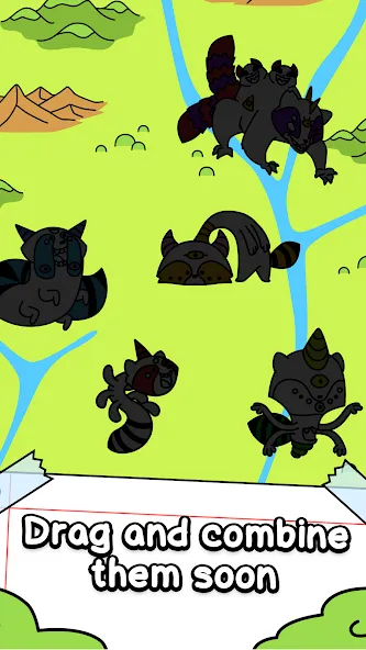 Raccoon Evolution: Idle Mutant [MOD: много денег и алмазов] Screenshot 3