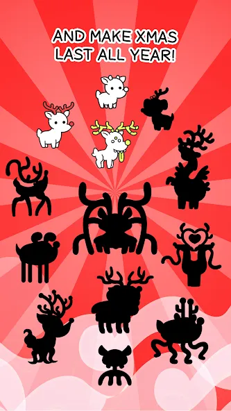 Reindeer Evolution: Idle Game [MOD: много монет и ускорение] Screenshot 4
