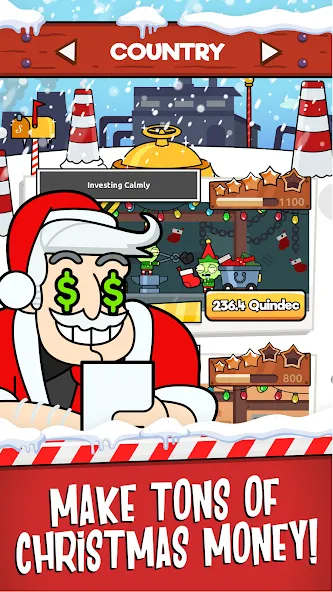 Santa’s Capitalist Factory [MOD: безлимитные деньги и ускоренное производство] Screenshot 2