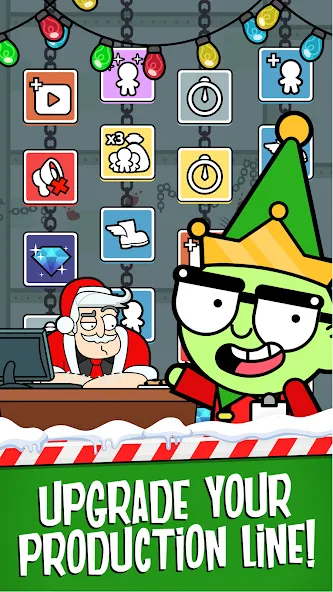 Santa’s Capitalist Factory [MOD: безлимитные деньги и ускоренное производство] Screenshot 5