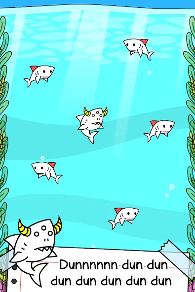 Shark Evolution: Idle Game [MOD: безлимитные монеты и быстрая эволюция] Screenshot 2