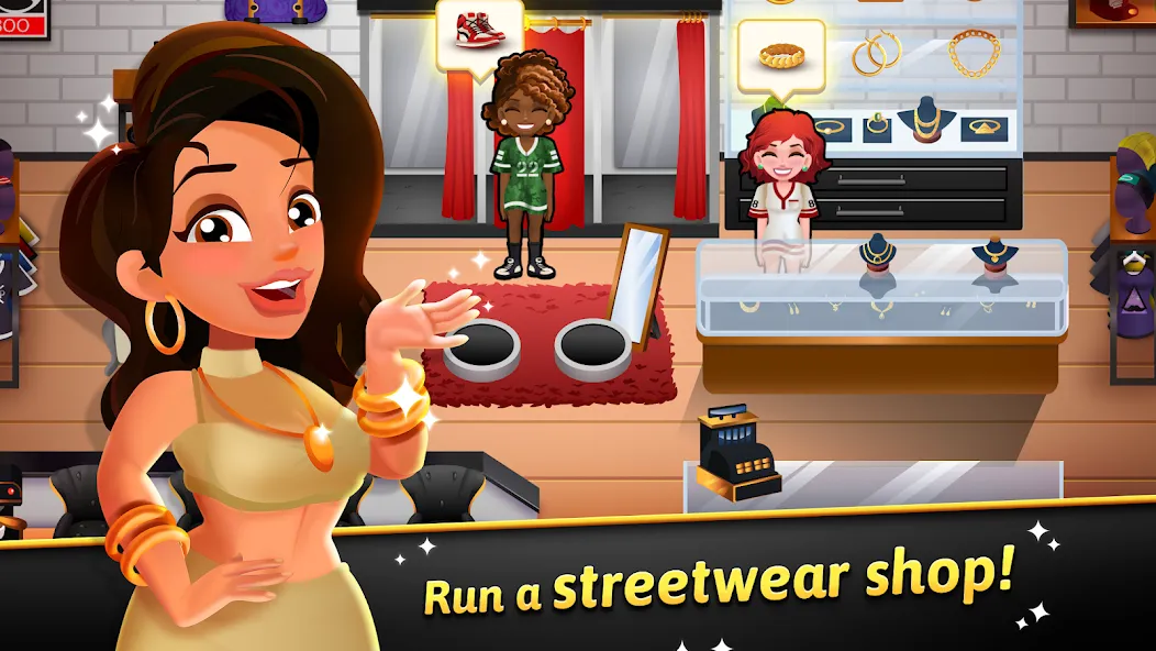 Hip Hop Salon Dash Beauty Game [MOD: безлимитные деньги и все наряды] Screenshot 1