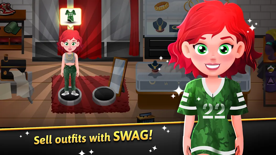 Hip Hop Salon Dash Beauty Game [MOD: безлимитные деньги и все наряды] Screenshot 3