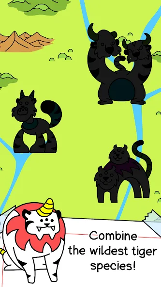 Tiger Evolution Idle Wild Cats [MOD: безлимитные деньги и алмазы] Screenshot 3