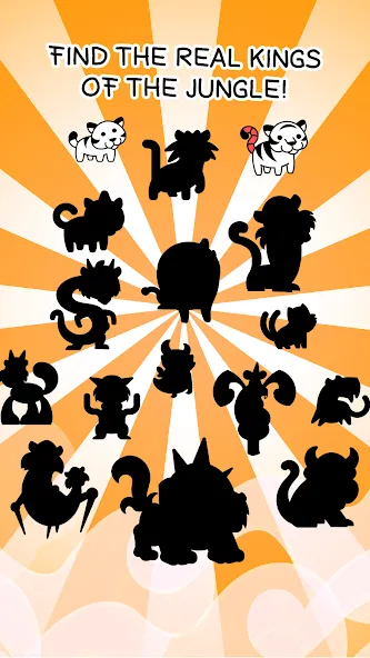 Tiger Evolution Idle Wild Cats [MOD: безлимитные деньги и алмазы] Screenshot 4