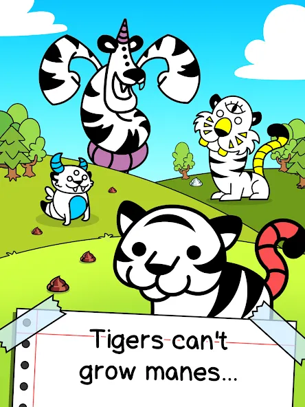 Tiger Evolution Idle Wild Cats [MOD: безлимитные деньги и алмазы] Screenshot 5