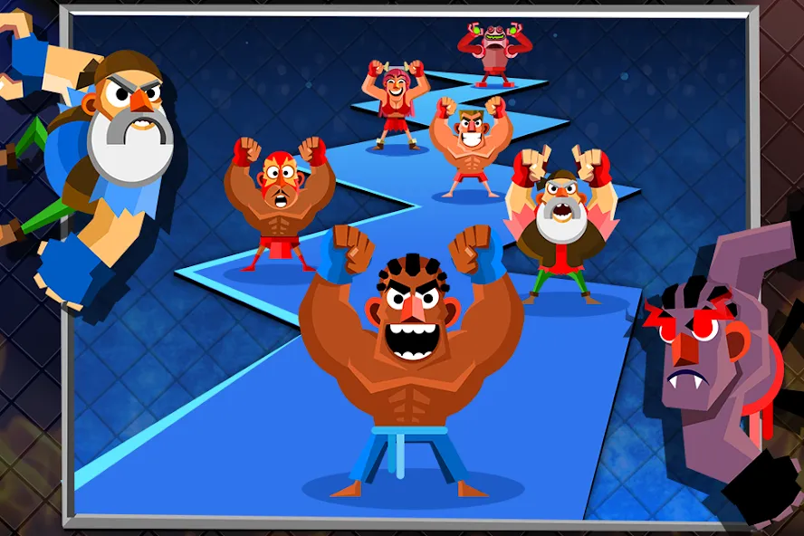 UFB 2: Fighting Champions Game [MOD: безлимитные деньги и усиленные бойцы] Screenshot 3