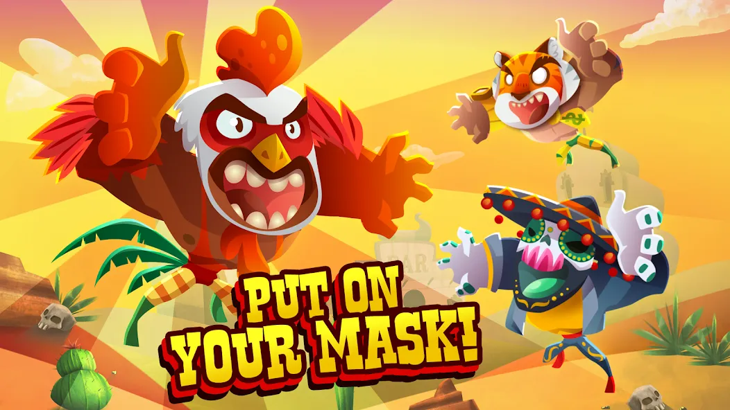 UFB Lucha Libre: Fight Game [MOD: безлимитные деньги и все бойцы] Screenshot 1
