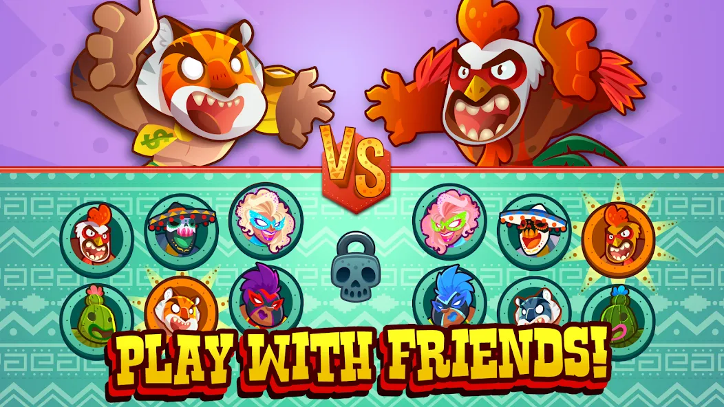 UFB Lucha Libre: Fight Game [MOD: безлимитные деньги и все бойцы] Screenshot 3