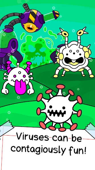 Virus Evolution: Merge Game [MOD: безлимитные монеты и энергия] Screenshot 1
