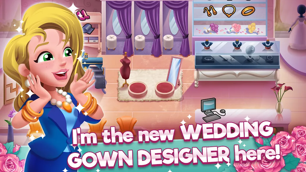 Wedding Salon Dash Bridal Shop [MOD: безлимитные деньги и все наряды] Screenshot 1