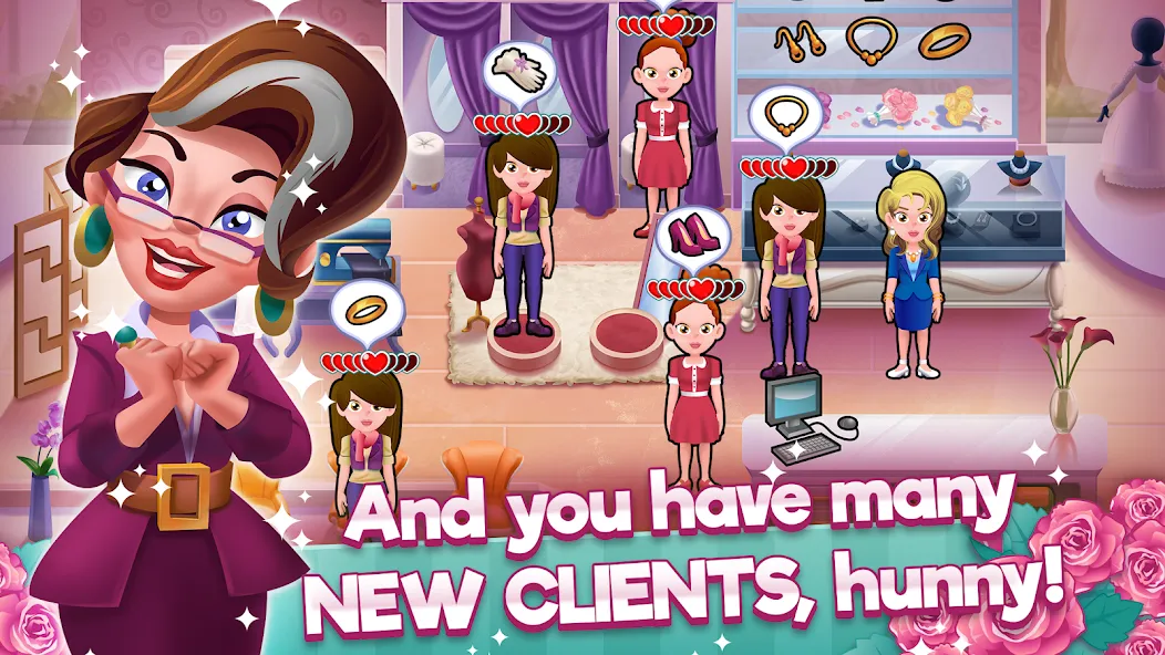 Wedding Salon Dash Bridal Shop [MOD: безлимитные деньги и все наряды] Screenshot 2