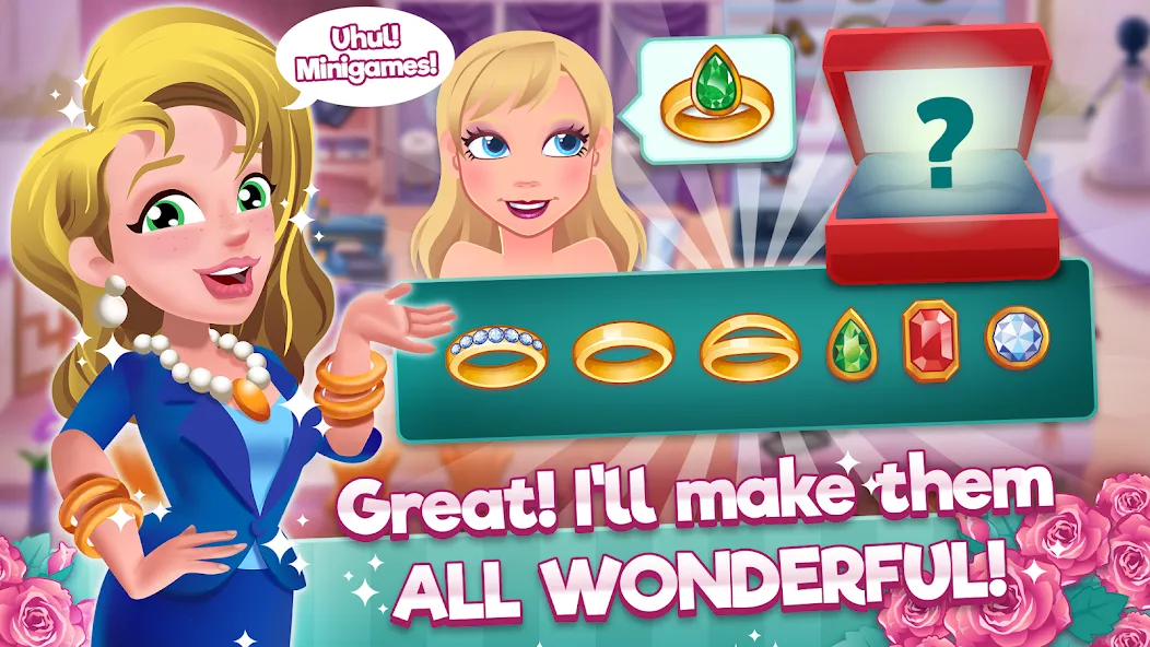 Wedding Salon Dash Bridal Shop [MOD: безлимитные деньги и все наряды] Screenshot 3