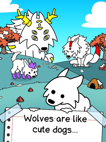 Wolf Evolution: Merge Wild Dog [MOD: безлимитные монеты и ускоренное слияние] Screenshot 5
