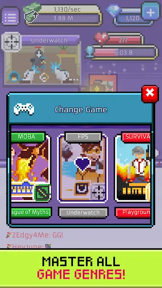 xStreamer: Idle Simulator Game [MOD: безлимитные деньги и быстрый прогресс] Screenshot 2