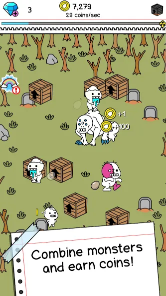 Zombie Evolution: Idle Game [MOD: безлимитные монеты и ускоренная эволюция] Screenshot 2