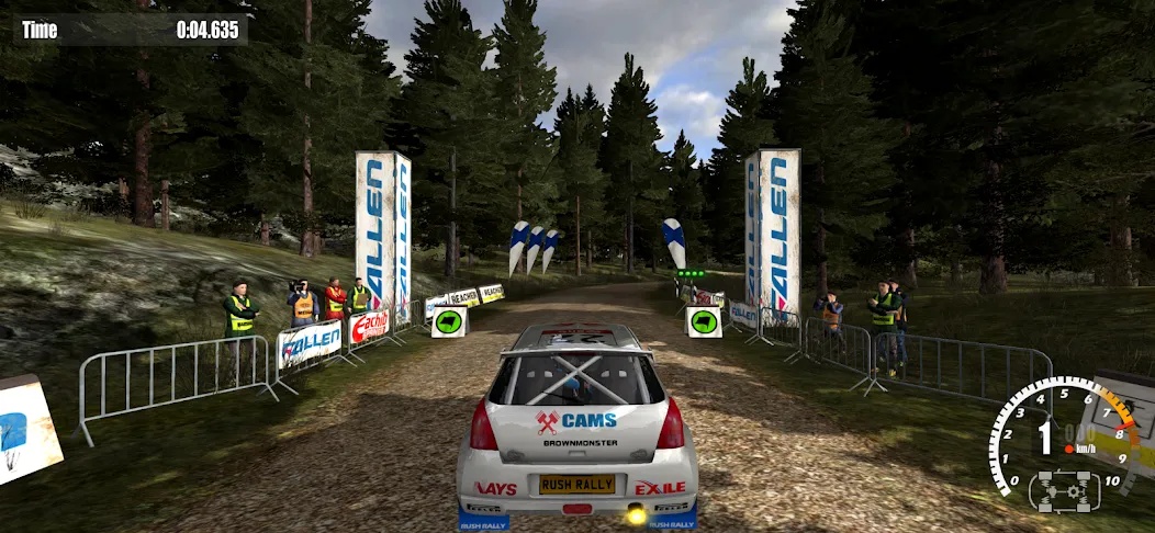 Rush Rally 3 Demo [MOD: безлимитные деньги и все трассы открыты] Screenshot 1