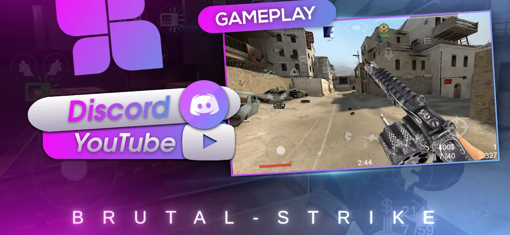 Brutal Strike [MOD: много денег и все оружие] Screenshot 2