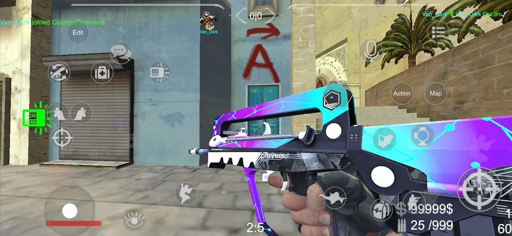 Brutal Strike [MOD: много денег и все оружие] Screenshot 3