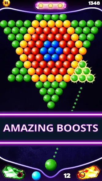 Bubble Shooter Classic [MOD: без рекламы и бесконечные жизни] Screenshot 1