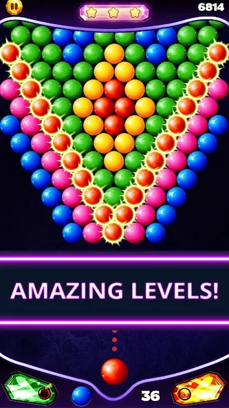 Bubble Shooter Classic [MOD: без рекламы и бесконечные жизни] Screenshot 3