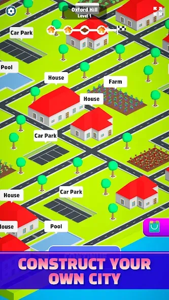 Home Builder 3D ! [MOD: безлимитные деньги и всё открыто] Screenshot 5