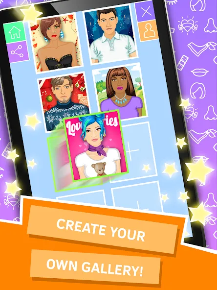 Avatar Creator App [MOD: разблокированы все аксессуары] Screenshot 3