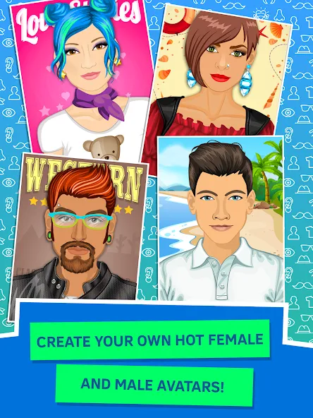 Avatar Creator App [MOD: разблокированы все аксессуары] Screenshot 4